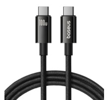 Baseus Cable USB Tungsten Gold USB-C to USB-C 100W 1,5m (black)