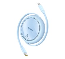 USB Cable Baseus Free2Pull USB-C to iP 20W 1m (blue)
