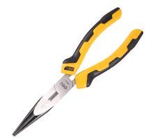 Long Nose Pliers 8" Deli Tools EDL2108 (yellow)