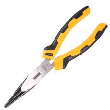 Long Nose Pliers 8" Deli Tools EDL2108 (yellow)