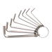 Hex Key Sets 1.5-6mm Deli Tools EDL3080 (silver)