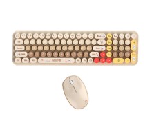 MOFII Wireless Keyboard+Mouse 2.4G Baby Bear Beige