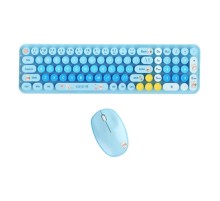 MOFII Wireless Keyboard+Mouse 2.4G Baby Bear Blue