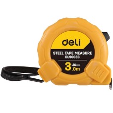 Steel Measuring Tape 3m/16mm Deli Tools EDL9003B (yellow)