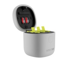 3-slot waterproof charger Telesin Allin box + 3 batteries for GoPro Hero 12 / 11 / 10 / 9