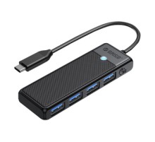 Orico Hub 4in1 USB A3.0x4 (black)