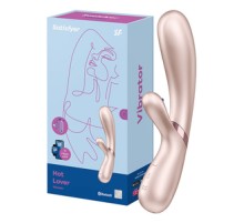 Satisfyer Hot Lover heated vibrator pink and gold