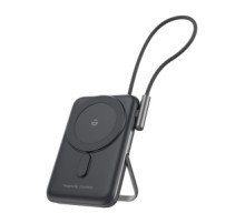 Choetech B735 magnetic powerbank 10000mAh 20W PD + USB-C cable (black)