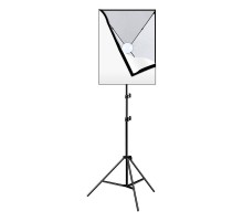 Studio set Puluz LED softbox 50x70cm, tripod, LED bulb 1 pc PU5070EU
