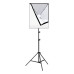 Studio set Puluz LED softbox 50x70cm, tripod, LED bulb 1 pc PU5070EU