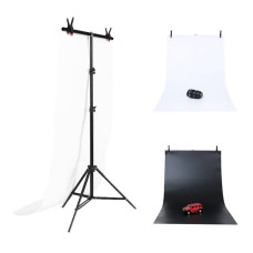 Photo studio background support Puluz 70x200cm + Backdrops 2 pcs DCA0976
