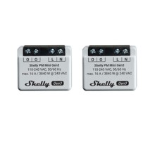 Shelly PM Mini Gen3 Set of 2 Controllers, WiFi/Bluetooth