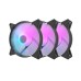 Computer Fan Set Darkflash C6, RGB, 3in1 120x120 (black)