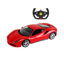 RASTAR 1:14 RC remote control car Ferrari 488 GTB (red)