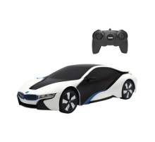 RASTAR R/C 1:24 BMW i8 remote controlled car- UV-sensitive (white and yellow)