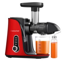 AMZCHEF GM3001-RD slow speed juicer (red)