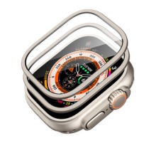 Protection set for Apple Watch Ultra ESR 49mm (case+glass) (titanium)