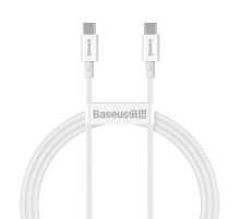 Baseus Superior Series Cable USB-C to USB-C, 100W, 1m (white)