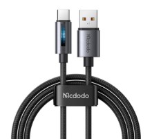 Mcdodo CA-5180 USB-A to USB-C cable, 1.2m (black)