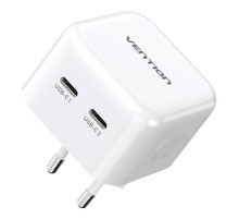 Vention FBPW0-EU USB(C+C) GaN (35W/35W) mains charger (white)