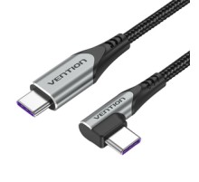 USB 2.0 angle cable Vention TAKHG C to C 5A 1.5m (gray)
