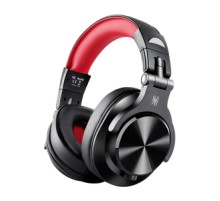 Oneodio A71 Wired Headphones (Black and Red)