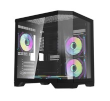Darflash FT350 computer case + 5 aRGB fans (black)