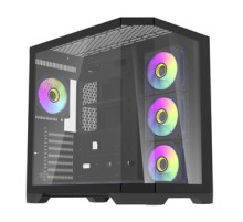 Darflash FT418 PRO computer case + 7 aRGB fans (black)