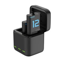 TELESIN dual battery charger for GoPro Hero 12/11/10/9