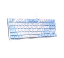 MageGee MK-STAR wired keyboard (blue and white)