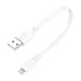 Cable USB-A - Lightning Foneng X107 3A, 0.25m (biały)