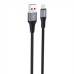 Foneng X112 USB-A to Lightning cable 2.4A, 1m (black)