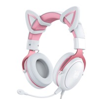 ONIKUMA X10 White/Pink/Cat Ears Gaming Headphones