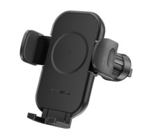 Foneng CP101 car grille mount with 15W wireless charger (black)