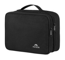 Travel bag with organizer for cables / electronics M Matein 1225 Black