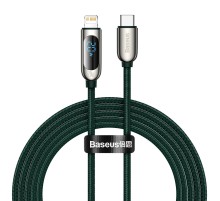USB-C cable for Lightning Baseus Display, PD, 20W, 2m (green)