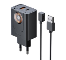 McDodo CH-3700 30W 2-in-1 USB-C+A Charger, black