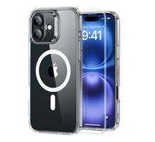 Hybrid Case (HaloLock) ESR for iPhone 16 with screen protection kit (clear))