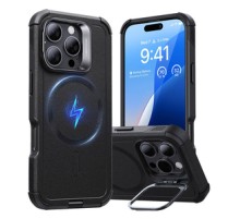Cyber Tough (HaloLock) ESR case with stand for iPhone 16 Pro (black)