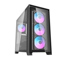 Darkflash DRX90 glass computer case (black)