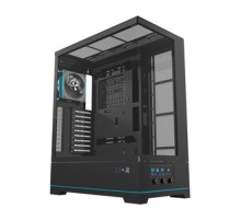 Darkflash DY451L PRO computer case (black) + 1 fan