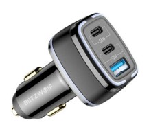 BlitzWolf BW-BC4 115W 3-Port USB PD car charger