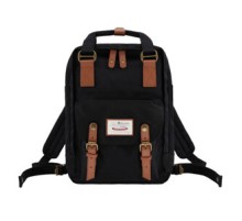 Himawari 188L black and brown 14'' laptop backpack