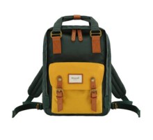 Himawari 188L 14'' laptop backpack (green-yellow)