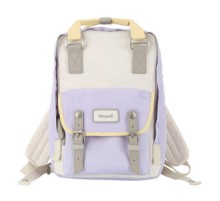 Himawari 194L 14'' laptop backpack (purple and sand)