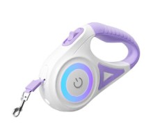 Rojeco 5m LED automatic leash (purple)