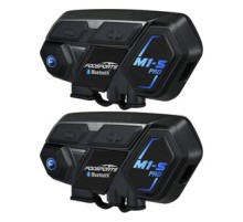 Fodsports M1-S Pro motorcycle intercom two-pack (black)