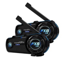 Fodsports FX8 Air motorcycle intercom two-pack (black)