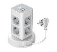 Tessan TPS03RX-DE-C power strip (white)