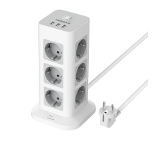 Tessan TS-TPS04-DE power strip (white)